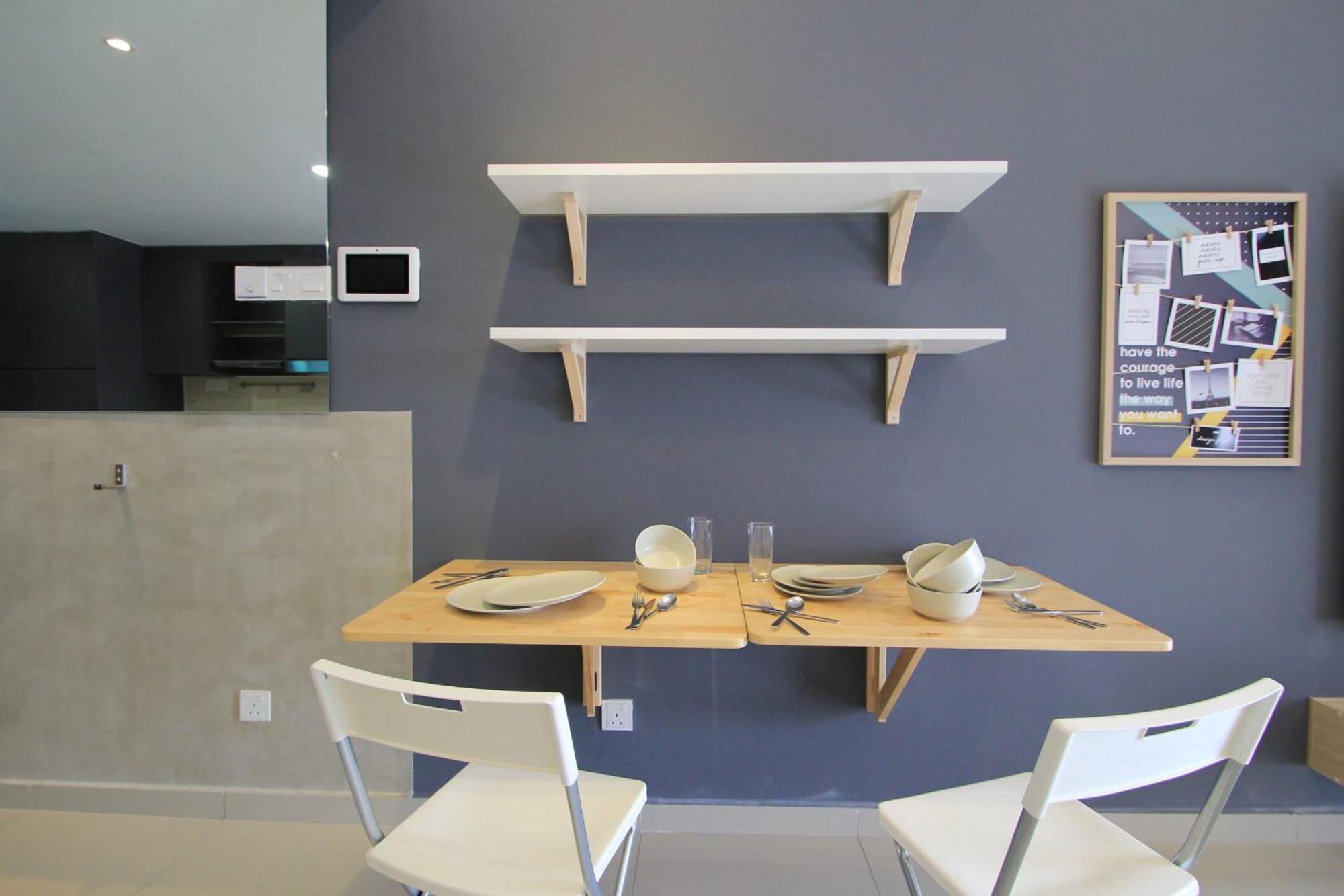 Ferienwohnung Cozy, High-Floor 2Br Apt Near Legoland Nusajaya  Exterior foto